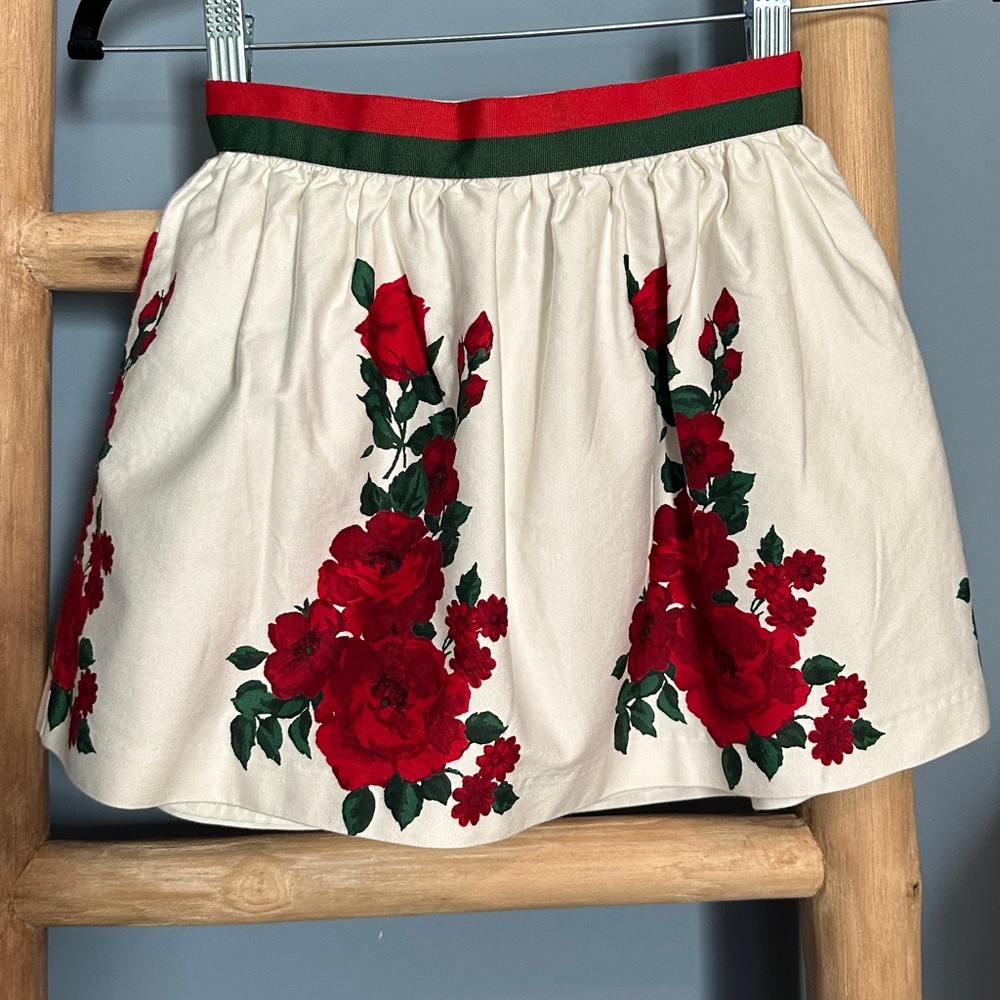 Janie and Jack Girls Floral Skirt